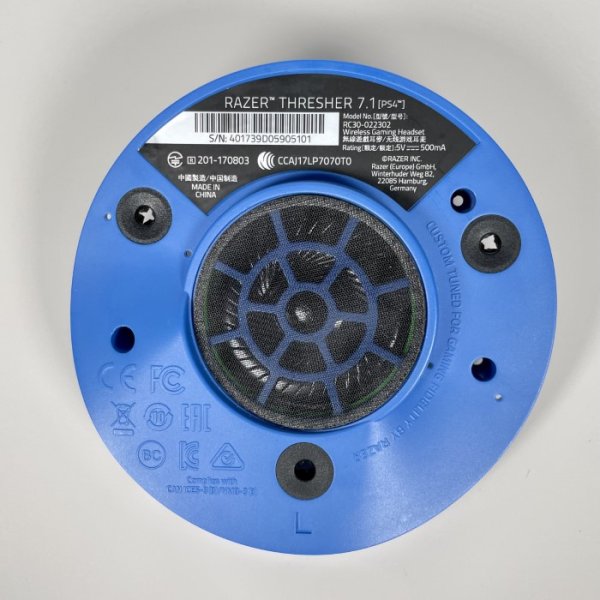 Razer Thresher 7.1 Lautsprecher links Speaker blau PS4 Ersatzteil